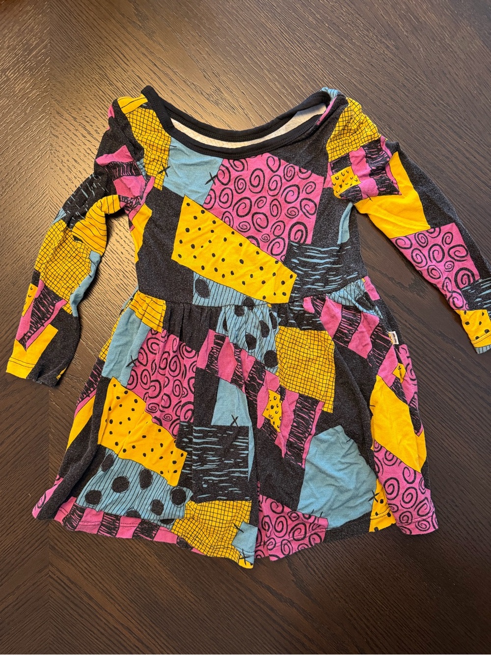 Little Sleepies Nightmare Before Christmas Sally Bodysuit Dress - 18-25mo